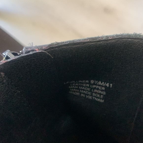 Lucky Brand Olliner Platform Bootie Matte (Black) size 9.5 M chunky leather zip - Picture 11 of 11